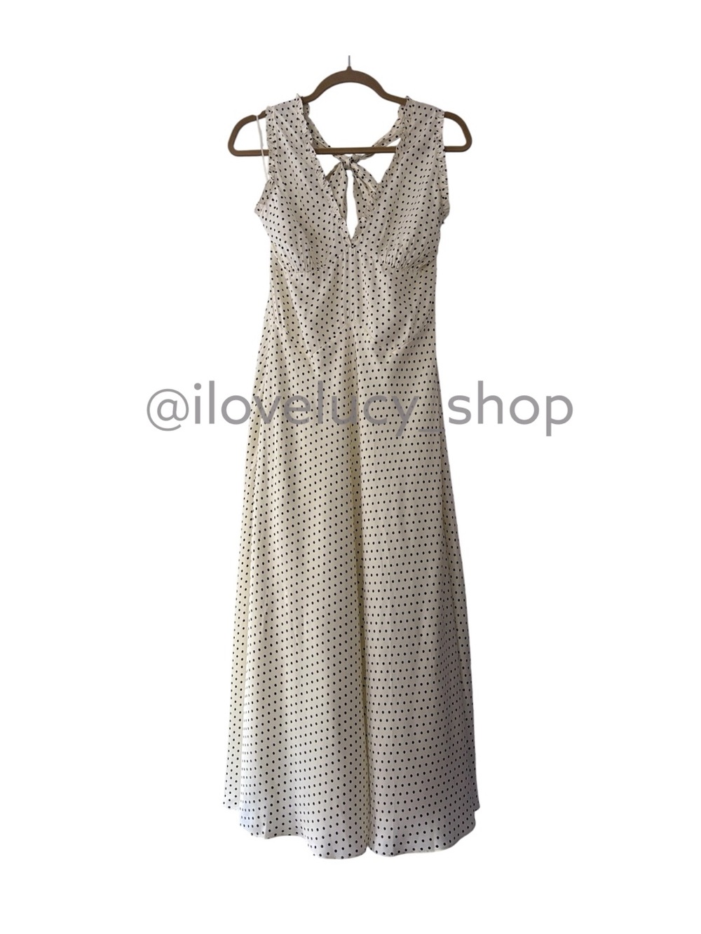 DOEN Mazarin Dress Portia Dot Silk Blend Polka Dot Dress Size Small NWT Sold Out
